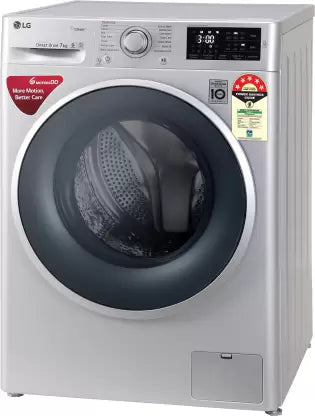 LG 7 kg With Steam Fully Automatic Front Load Washing Machine with In-built Heater Silver  (FHT1207ZNL)(OPEN BOX) LG 7 kg With Steam Fully Automatic Front Load Washing Machine with In-built Heater Silver  (FHT1207ZNL)(OPEN BOX)